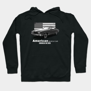 Chevelle SS American Muscle Car 60s 70s Old is Gold Hoodie